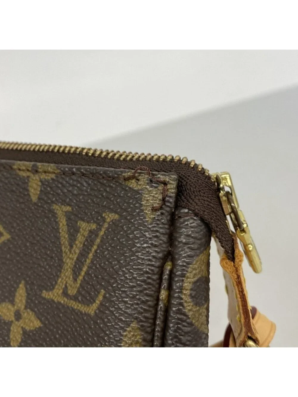 Louis Vuitton Pouch Monogram Pochette Soirle Brown